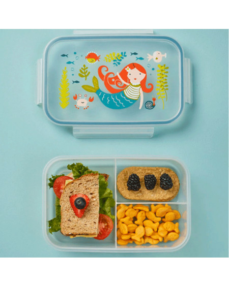 Trastiños puericultura - Colorida fiambrera hermética Bento para bebés y  niños. Ideal para las comidas en la guardería, el cole o llevar de paseo.  El sellado hermético mantiene los alimentos separados, por