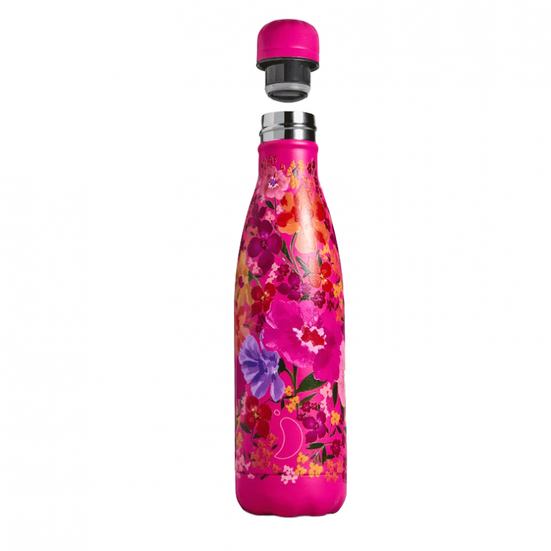 BOTELLA CHILLY INOX 500ML FLORAL MULTI MEADOW - Kidshome