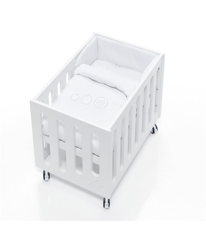 Minicuna de colecho Inborn Crib con colchón y saco textil blanco - C1045TX-067