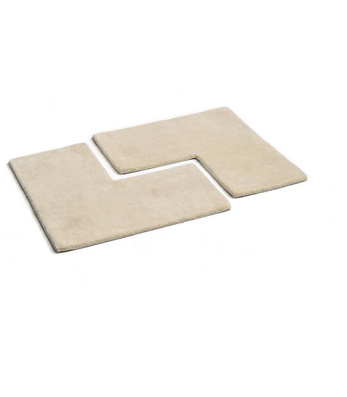 Set 2 alfombras infantiles blanco - M121-2300