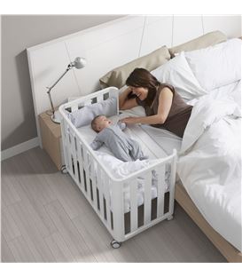 Cuna para bebé, cama de noche para bebé, fácil plegable, 7 alturas  ajustables con todas las camas de malla para bebés, recién nacidos, niños  (gris