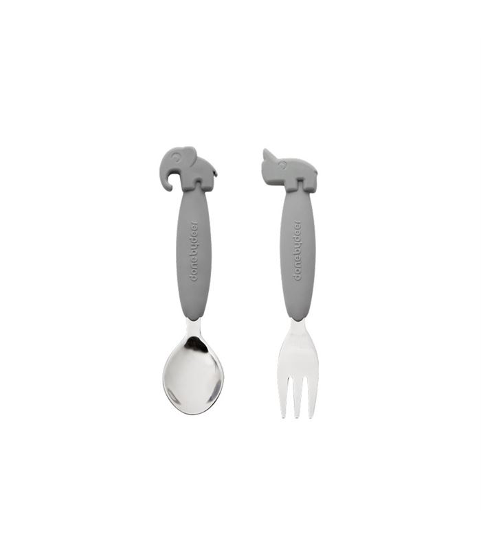 SET DE CUBIERTOS YUMMYPLUS GRIS - 10785