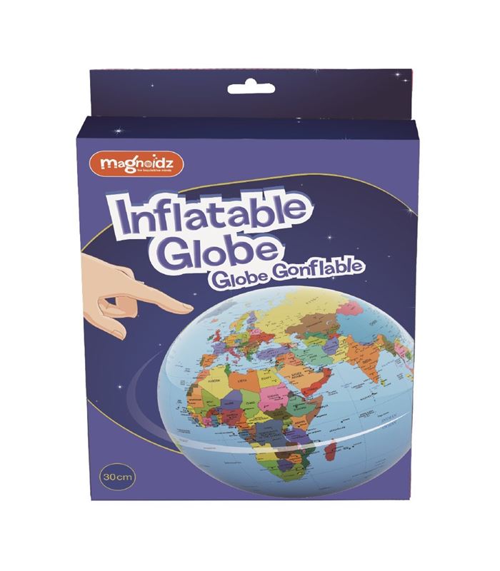 GLOBO TERRAQUEO INFABLE 30CM - GLOBOINFLABLE