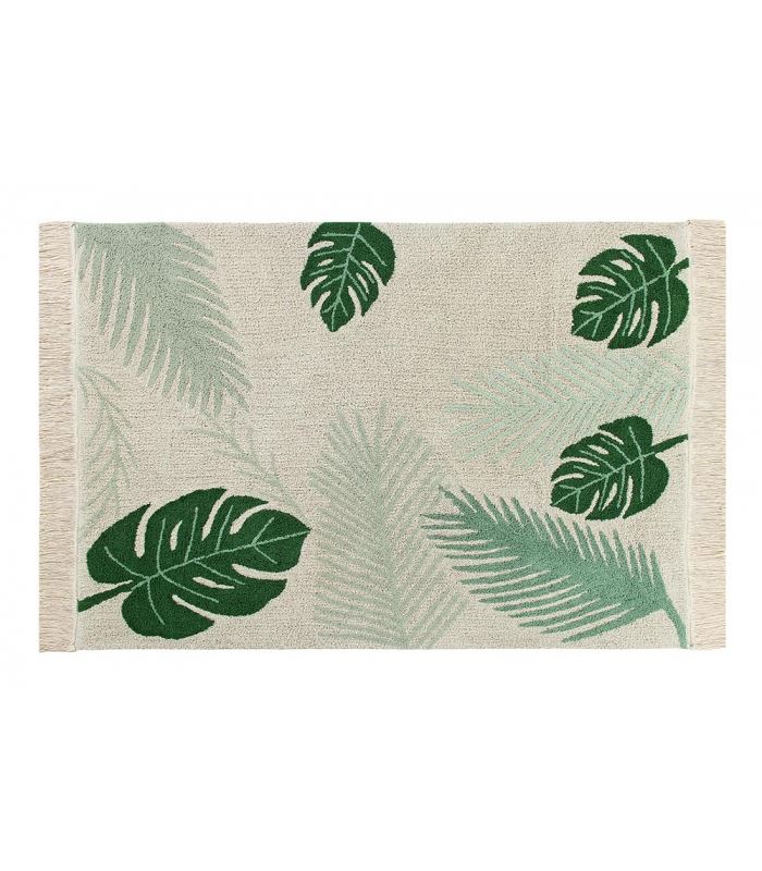 ALFOMBRA LAVABLE TROPICAL VERDE - TROPICAL-GREEN