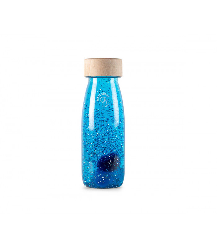 BOTELLA SENSORIAL FLOTANTE AZUL