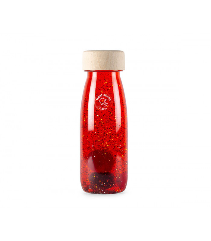 BOTELLA SENSORIAL FLOTANTE ROJA