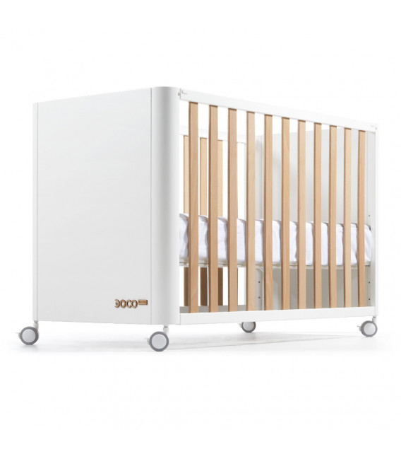 MINICUNA COLECHO DOCO BLANCO/NATURAL 90X50 - Kidshome