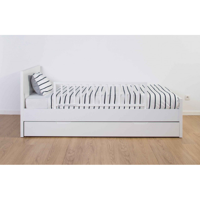 Childhome barrera de cama 120cm blanco