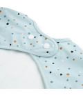 BABERO MANGAS CON BOLSILLO HAPPY DOTS AZUL - Kidshome